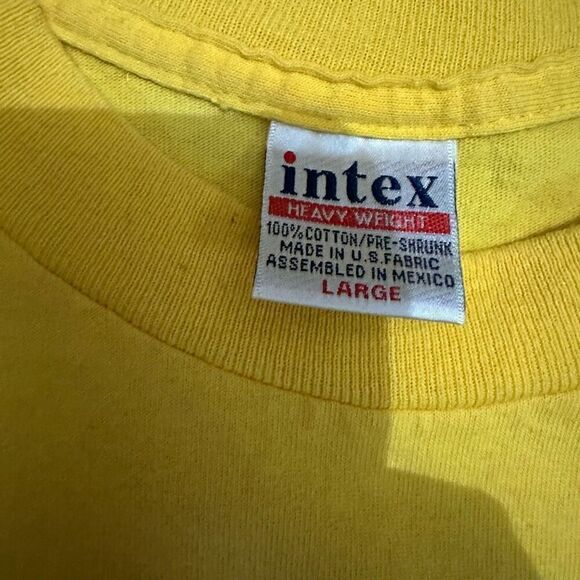 Vintage Betty Boop Women’s Yellow Bleached Embroidered Princess T Shirt Sz Large - Picture 5 of 11